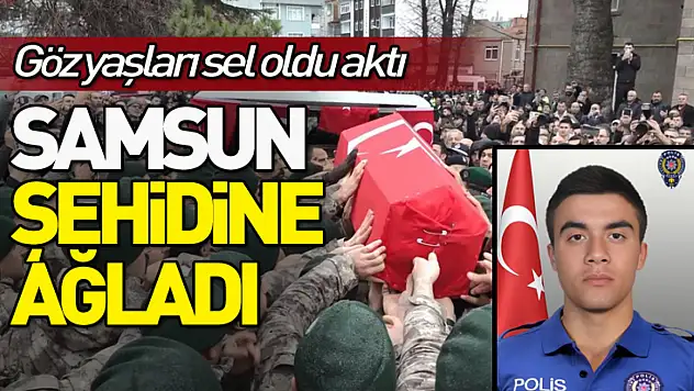 Samsun Şehidine Ağladı