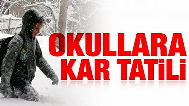 Samsun'un Bafra ilçesinde eğitime kar engeli