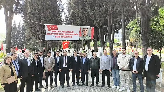 Samsunlu Şehit Sedat Mekan İstanbul'da dualarla anıldı