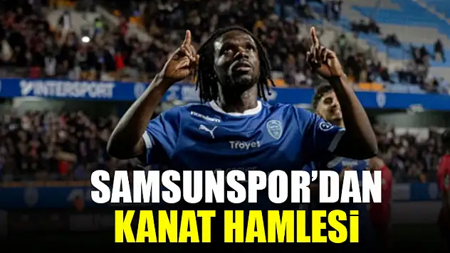 Samsunspor'dan Kanat Hamlesi