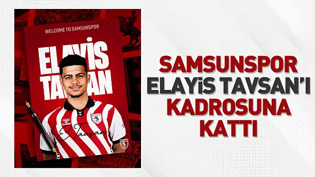 Samsunspor, Elayis Tavsan'ı Kadrosuna Kattı
