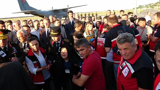 Şehidin naaşı memleketine getirildi