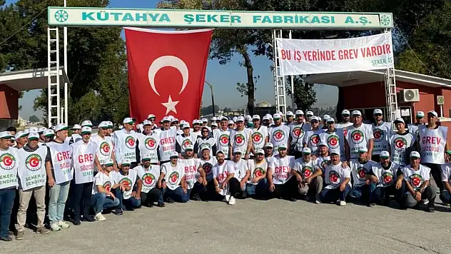 Şeker Fabrikası işçileri greve başladı