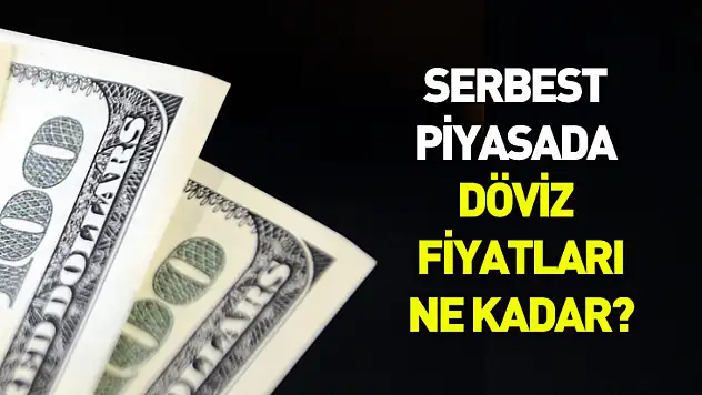 Serbest piyasada döviz fiyatları