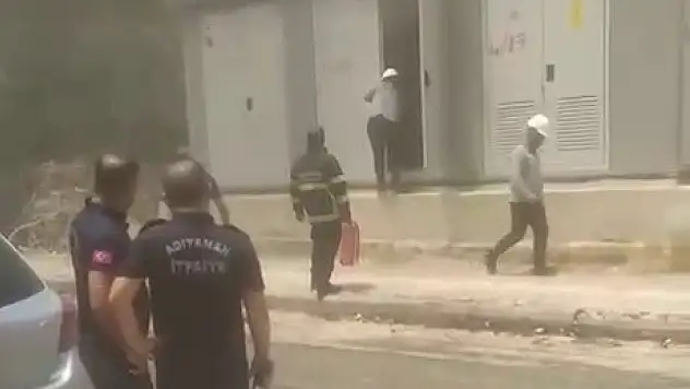 Sıcak havalar yangına neden oldu