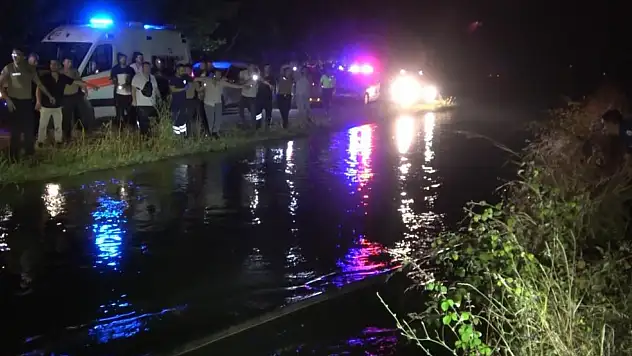 Sulama kanalına düştü sonra olanlar oldu