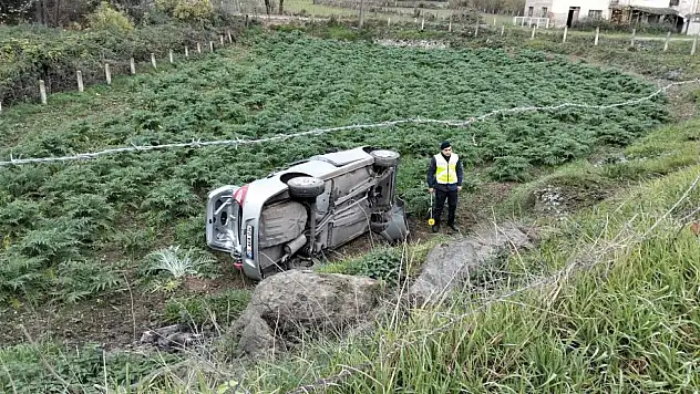 Sürücü Kazayı Şans Eseri Atlattı