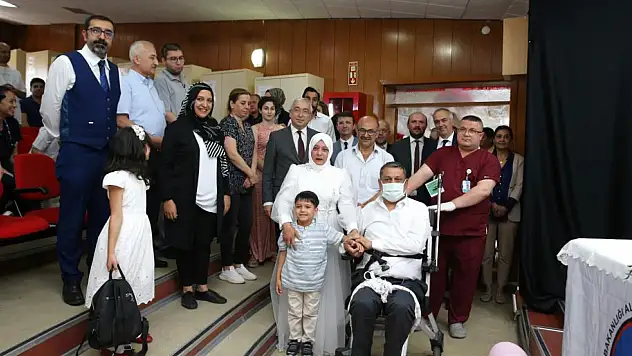 Tedavi gördüğü hastanede ikinci baharını yaşadı