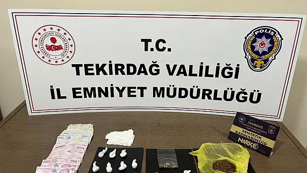 Tekirdağ'da Uyuşturucu Operasyonu: Zehir Taciri Tutuklandı