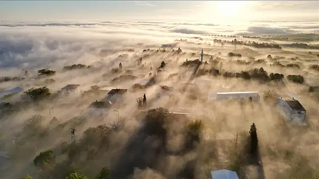Tekirdağ sis etkili oldu