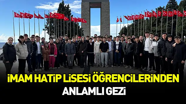 Tekkeköy Anadolu İmam Hatip Lisesi öğrencilerinden anlamlı gezi