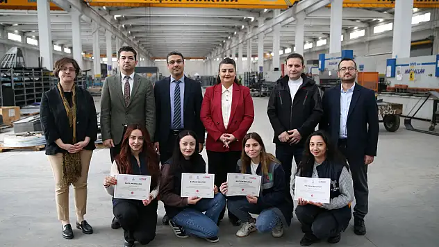 Terme'de 6 Kadın Kaynak Operatörü Sertifika Aldı