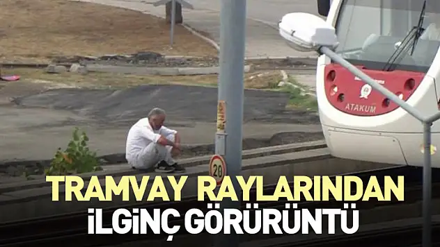 Tramvay raylarından ilginç görüntüler