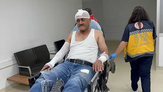 Tüp Patladı, Kendini Dereye Atarak Kurtuldu