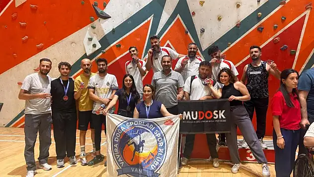 Türkiye'nin ilk para tırmanış şampiyonası Muş'ta düzenlendi