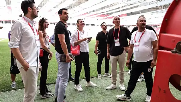 UEFA heyeti Samsun'da! 19 Mayıs Stadyumu'nda detaylı inceleme