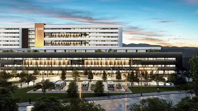 Van'da 800 yataklı şehir hastanesi için ilk kazma vuruldu