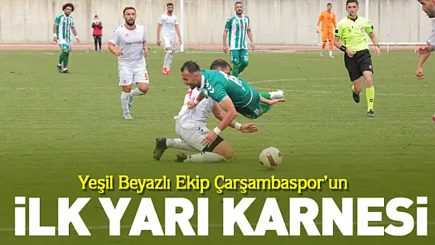 Yeşil beyazlı ekibin ilk yarı karnesi