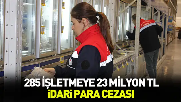 Yılbaşı öncesi marketlere denetim