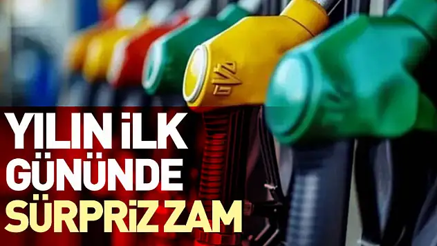 Yılın İlk Gününde Sürpriz Zam