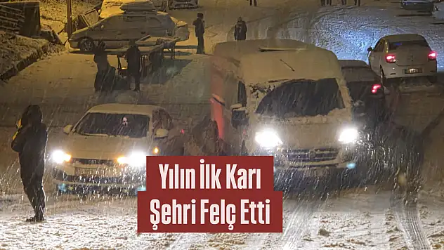 Yılın İlk Karı Şehri Felç Etti