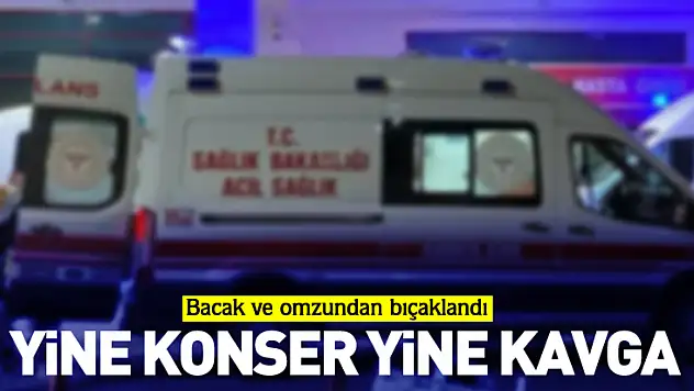 Yine konser yine kavga