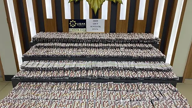 Yolcu otobüsünde sentetik ecza ele geçirildi