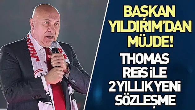 Samsunspor Başkanı Yüksel Yıldırım duyurdu