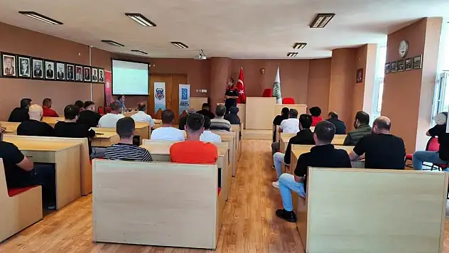 Yükümlülere yönelik doğal afetler semineri düzenlendi