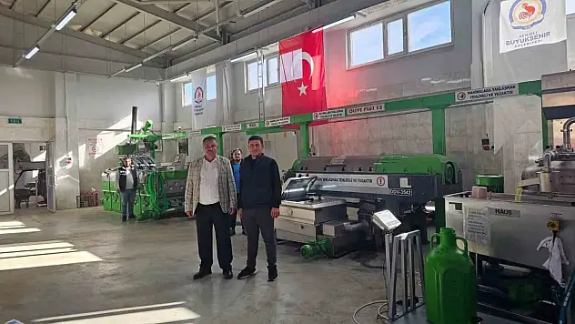 'Zeytinyağı üretim tesisimizde yeni sezon başladı'