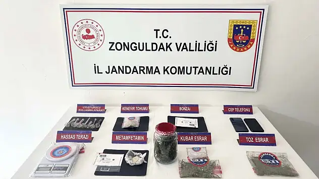 Zonguldak'ta madde operasyonu: 1 tutuklama