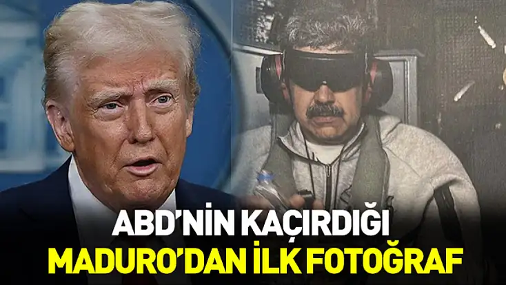 ABD’nin kaçırdığı Maduro’dan ilk fotoğraf