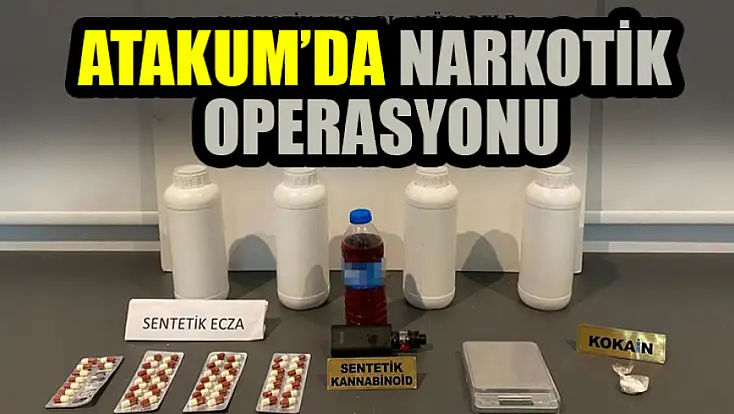 Atakum’da Narkotik Operasyonu
