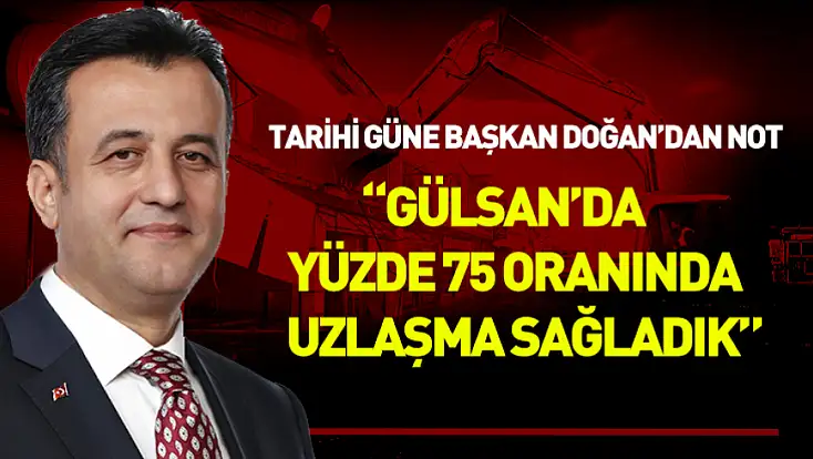 Tarihi güne Başkan Doğan’dan not