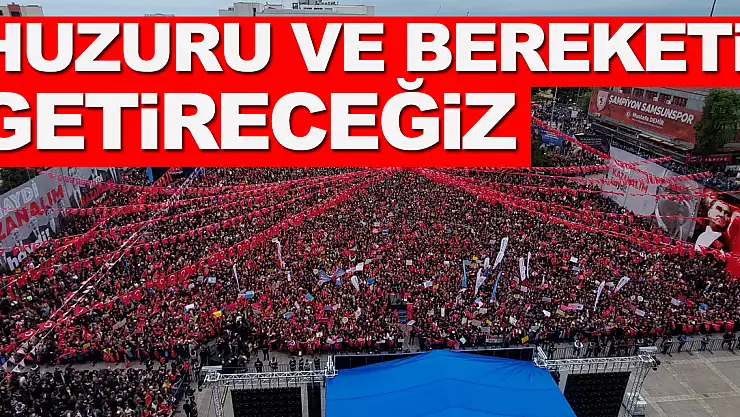 Kılıçdaroğlu, Samsun mitinginde konuştu