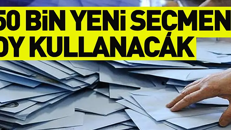 İkinci turda 50 bin yeni seçmen oy kullanacak