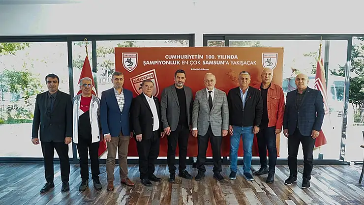 OMÜ Rektörü Prof. Dr. Ünal'dan Samsunspor'a ziyaret