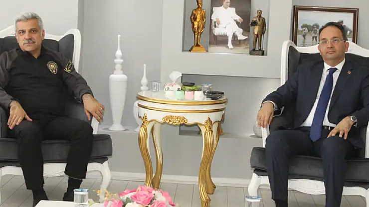 İl Emniyet Müdürü Özen'den Kaymakam Ertürkmen'e iadeiziyaret