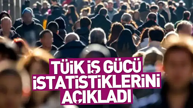 TÜİK, ocak-mart dönemi iş gücü istatistiklerini açıkladı