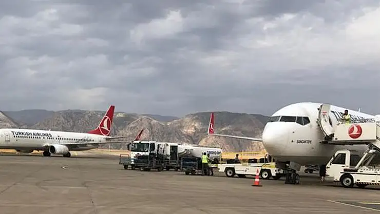 Şerafettin Elçi Havalimanı Nisan ayında 34 bin yolcuya hizmet verdi