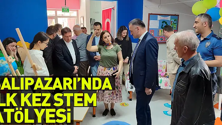 Salıpazarı'nda ilk kez Anaokulu STEM Atölyesi açıldı
