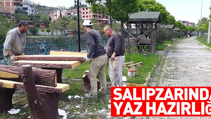 Salıpazarı'nda parklar ve piknik alanları yaza hazırlanıyor