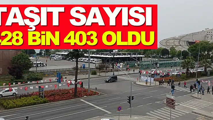 Samsun'daki taşıt sayısı 428 bin 403 oldu