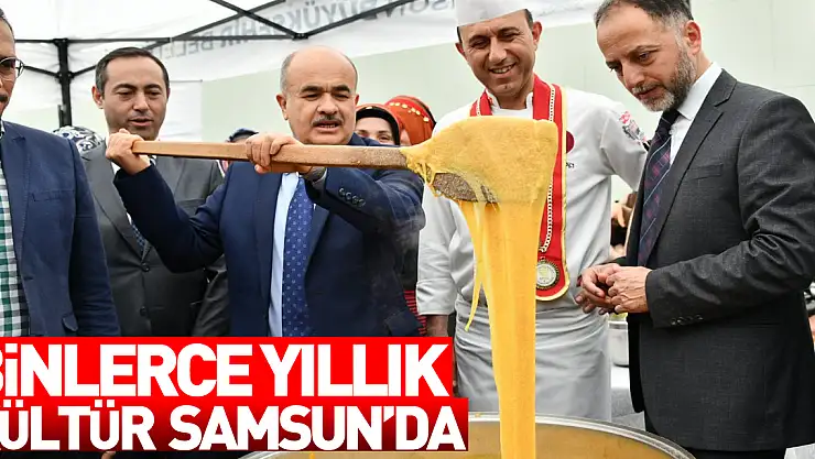 Binlerce yıllık Türk mutfağı kültürü Samsun'da sergilendi