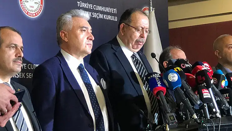 YSK Başkanı Yener: 'İkinci tur oy verme süreci sona ermiştir, herhangi olumsuz bir durum söz konusu olmamıştır'