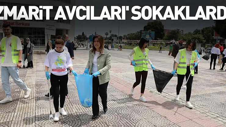 Dünya Tütünsüz Günü'nde 'İzmarit Avcıları' sokaklarda