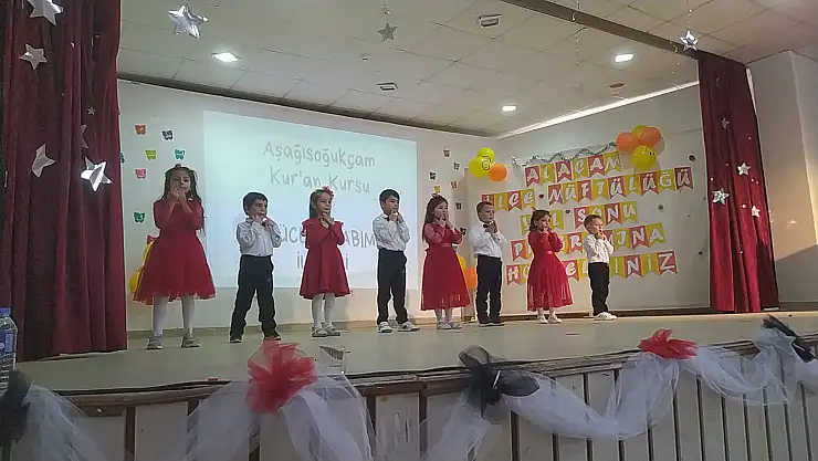 Alaçam'da 4-6 yaş grubu Kur'an kursları yıl sonu etkinliği düzenlendi