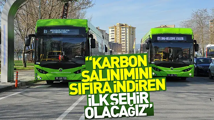 Başkan Demir: 'Karbon salınımını sıfıra indiren ilk şehir olacağız'