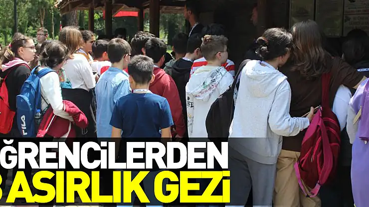 Öğrencilerden 8 asırlık gezi