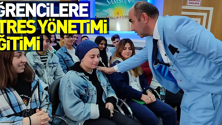 Salıpazarı'nda öğrencilere stres yönetimi eğitimi verildi